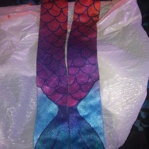 Mermaid knee socks never worn